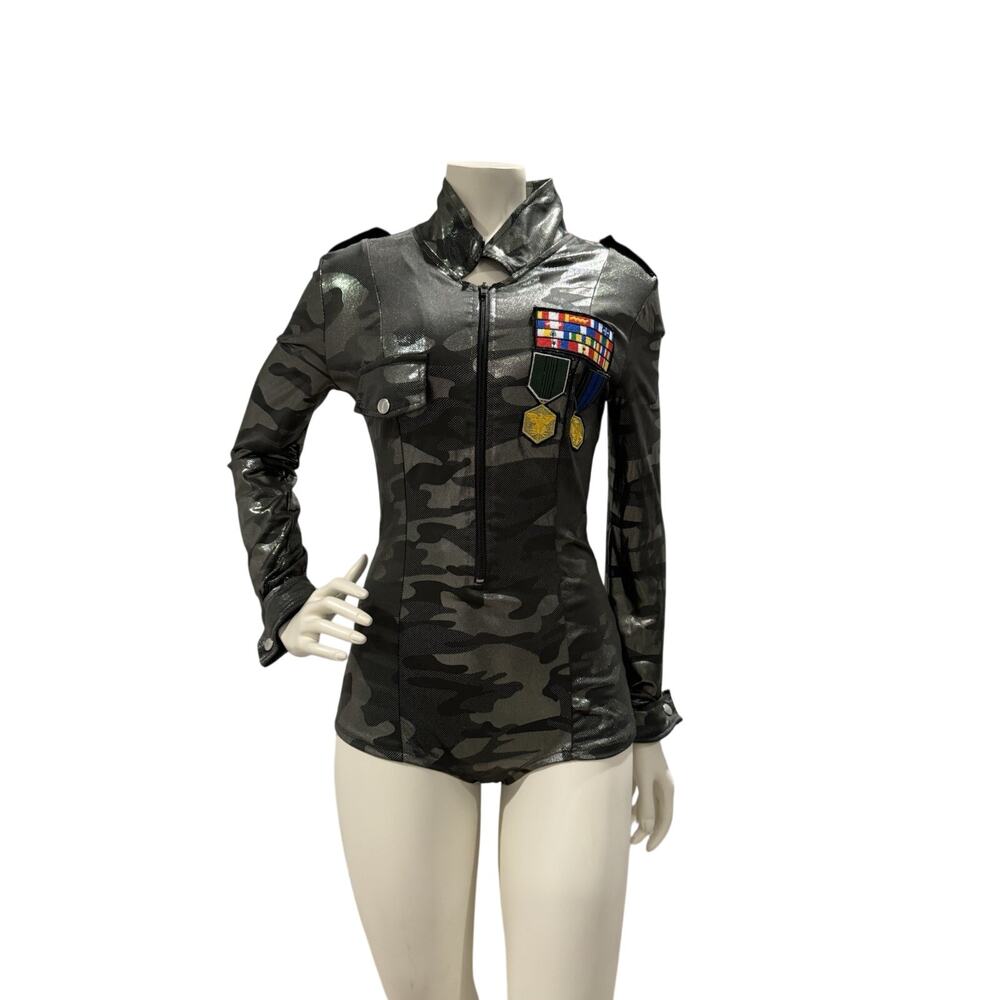 Forplay Army Cadet Military Costume Camo Sexy Size M/L Women’s Halloween